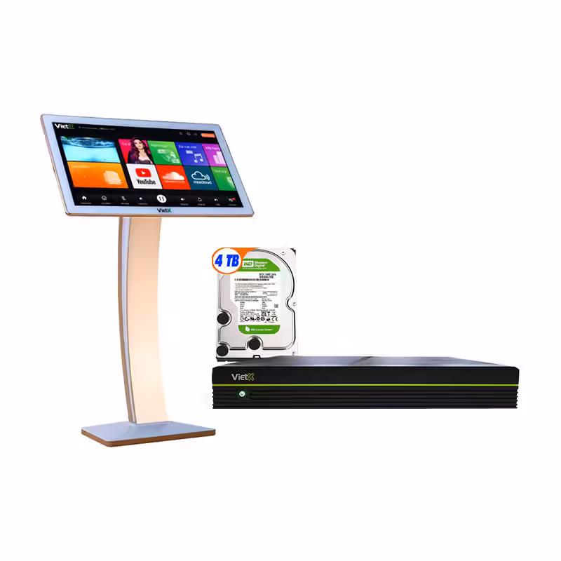 Bộ đầu màn VietK 4T + màn 22 inch