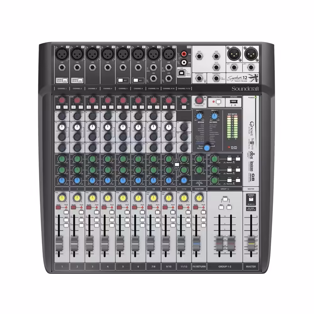 Bàn Mixer Analog Soundcraft Signature 12 MT
