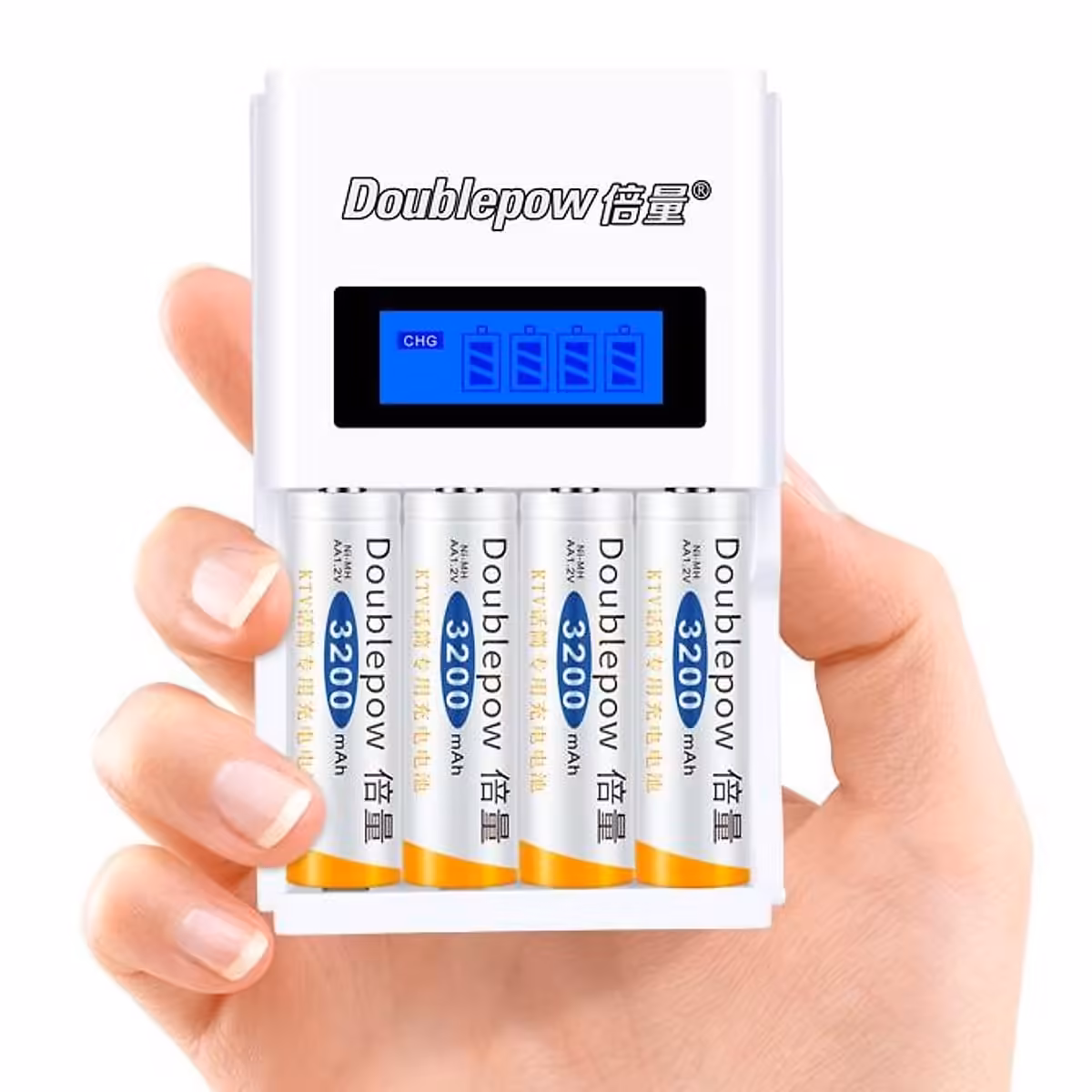 Sạc pin 4 viên micro karaoke