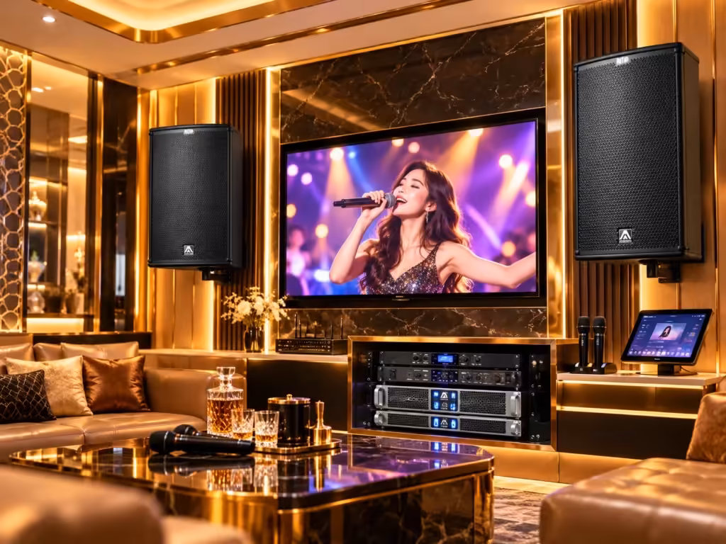 Hình minh họa: Cục đẩy phối ghép với Loa Amate Nítid N15P – Chọn đúng để kéo loa chắc, sạch và ổn định - Thành Digital Store