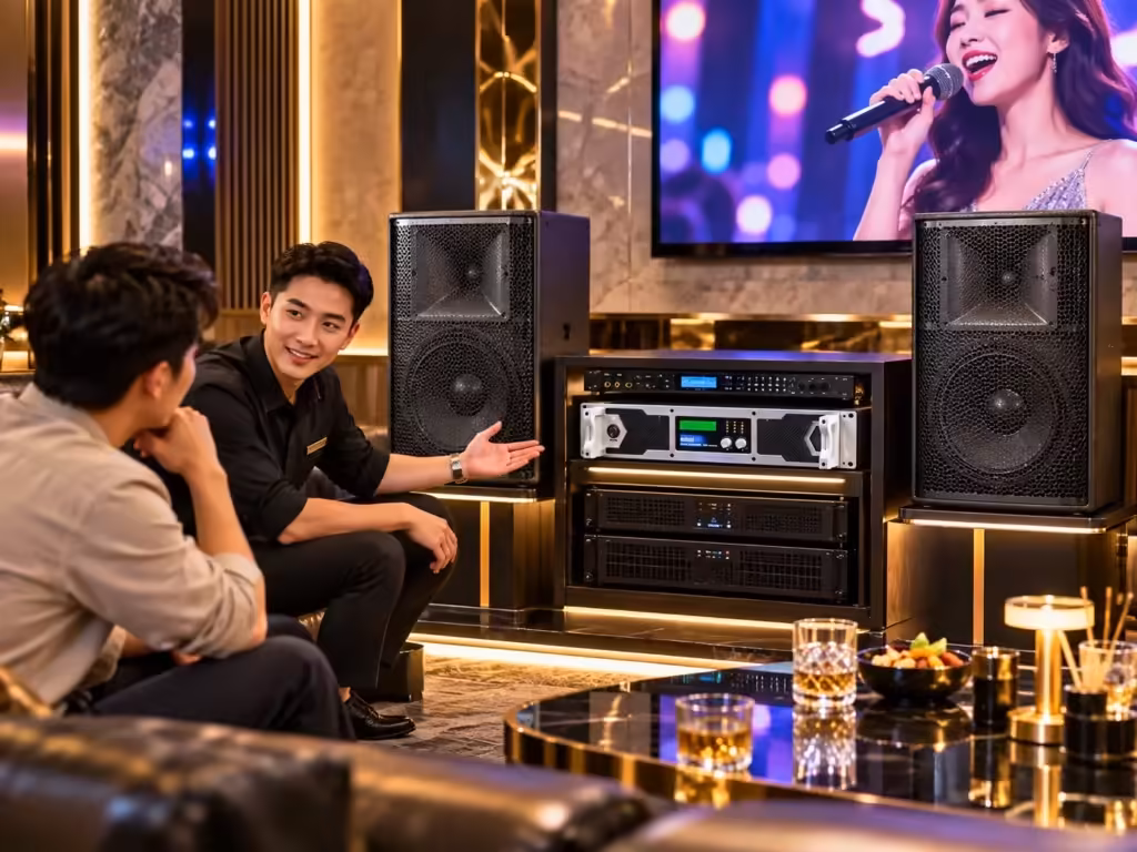Ảnh minh họa Dapro MA850 phối ghép loa full-range - Dapro MA850 – Cục đẩy công suất 2 kênh cho dàn karaoke chất lượng cao