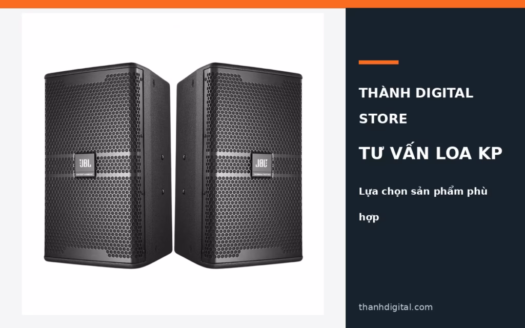Minh họa loa JBL KP Series và hồ sơ mua hàng