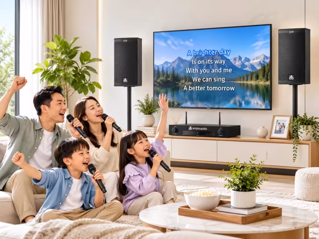 Hình minh họa: Loa Amate Nítid S10P cho karaoke gia đình – Dễ bố trí, sáng tiếng và nâng tầm không gian giải trí - Thành Digital Store