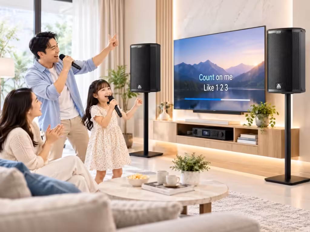 Hình minh họa nội dung: Loa Amate Nítid S10P cho karaoke gia đình – Dễ bố trí, sáng tiếng và nâng tầm không gian giải trí - Thành Digital Store