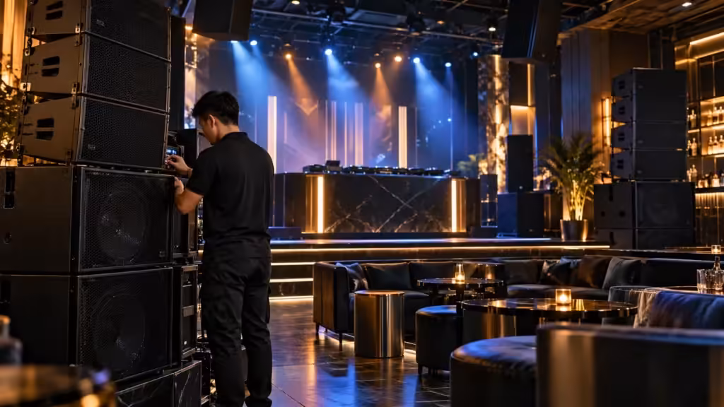 Hình minh họa: Dịch vụ setup lại âm thanh cho club, lounge và beer club chuyên nghiệp - Thành Digital Store